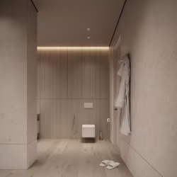Профиль алюминиевый теневой с подсветкой Decaro D005A Black Черный 2000×50×55
