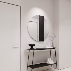 Профиль алюминиевый теневой с подсветкой Decaro D005A Black Черный 2000×50×55