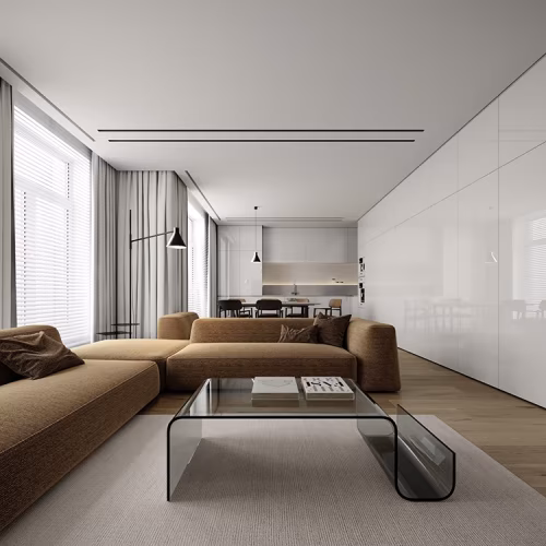 Профиль алюминиевый теневой с подсветкой Decaro D006A Black Черный 2000×75×70