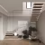 Профиль алюминиевый теневой с подсветкой Decaro D006A Black Черный 2000×75×70 фото в интерьере