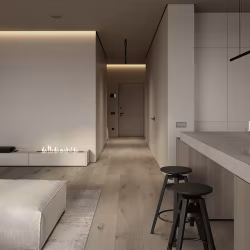 Профиль алюминиевый теневой с подсветкой Decaro D006A Black Черный 2000×75×70