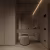 Профиль алюминиевый теневой с подсветкой Decaro D006A Black Черный 2000×75×70 фото в интерьере