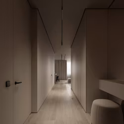 Профиль алюминиевый теневой с подсветкой Decaro D006A Black Черный 2000×75×70