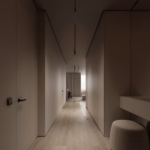 Профиль алюминиевый теневой с подсветкой Decaro D006A Black Черный 2000×75×70