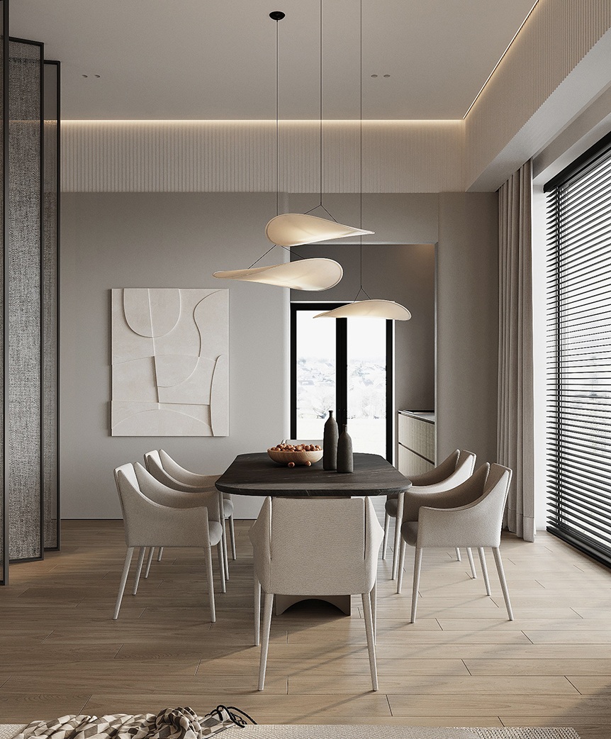 Профиль алюминиевый теневой с подсветкой Decaro D006A Black Черный 2000×75×70 фото в интерьере