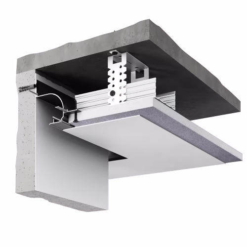 Профиль алюминиевый теневой с подсветкой Decaro D006A Black Черный 2000×75×70