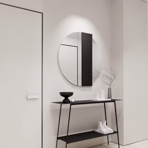 Профиль алюминиевый теневой Decaro D005.2A Black Черный 2000×30×44