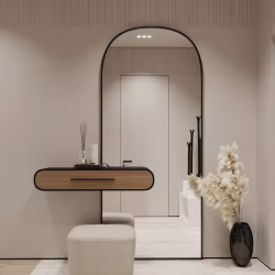 Профиль алюминиевый теневой Decaro D005.2A Black Черный 2000×30×44