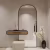 Профиль алюминиевый теневой Decaro D005.2A Black Черный 2000×30×44 фото в интерьере