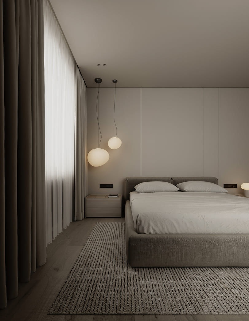 Профиль алюминиевый теневой под покраску Decaro D005.2 2000×30×44 фото в интерьере