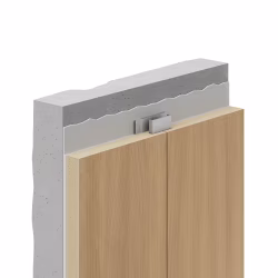Профиль алюминиевый теневой соединительный Decaro D1180 Silver Серебро 3000×21,51×6,4