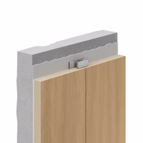 Профиль алюминиевый теневой соединительный Decaro D1180 Silver Серебро 3000×21,51×6,4