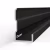 Профиль алюминиевый теневой торцевой Decaro D1183 Black anodizer Черный 3000×19,2×8,5