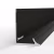 Профиль алюминиевый теневой угловой Decaro D1184 Black anodizer Черный 3000×18,1×8,5