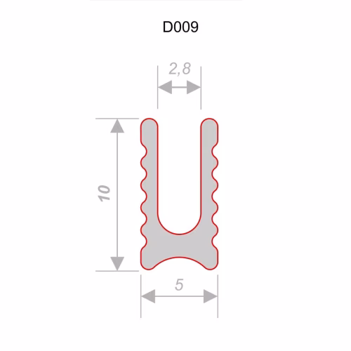 Профиль алюминиевый теневой разделительный Decaro D009A Brass Латунный 3000×5×10