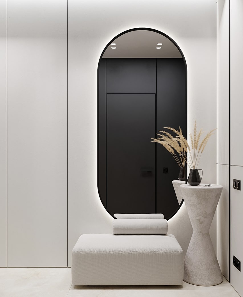 Профиль алюминиевый теневой разделительный Decaro D009A Brass Латунный 3000×5×10 фото в интерьере