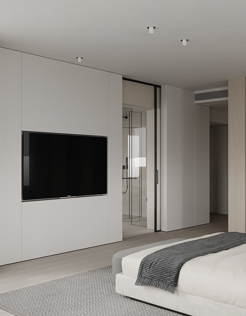 Профиль алюминиевый теневой разделительный Decaro D009A Brass Латунный 3000×5×10 фото в интерьере