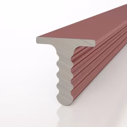 Профиль алюминиевый теневой разделительный Decaro D009.3A Copper Медный 3000×7×7,5