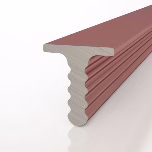 Профиль алюминиевый теневой разделительный Decaro D009.3A Copper Медный 3000×7×7,5