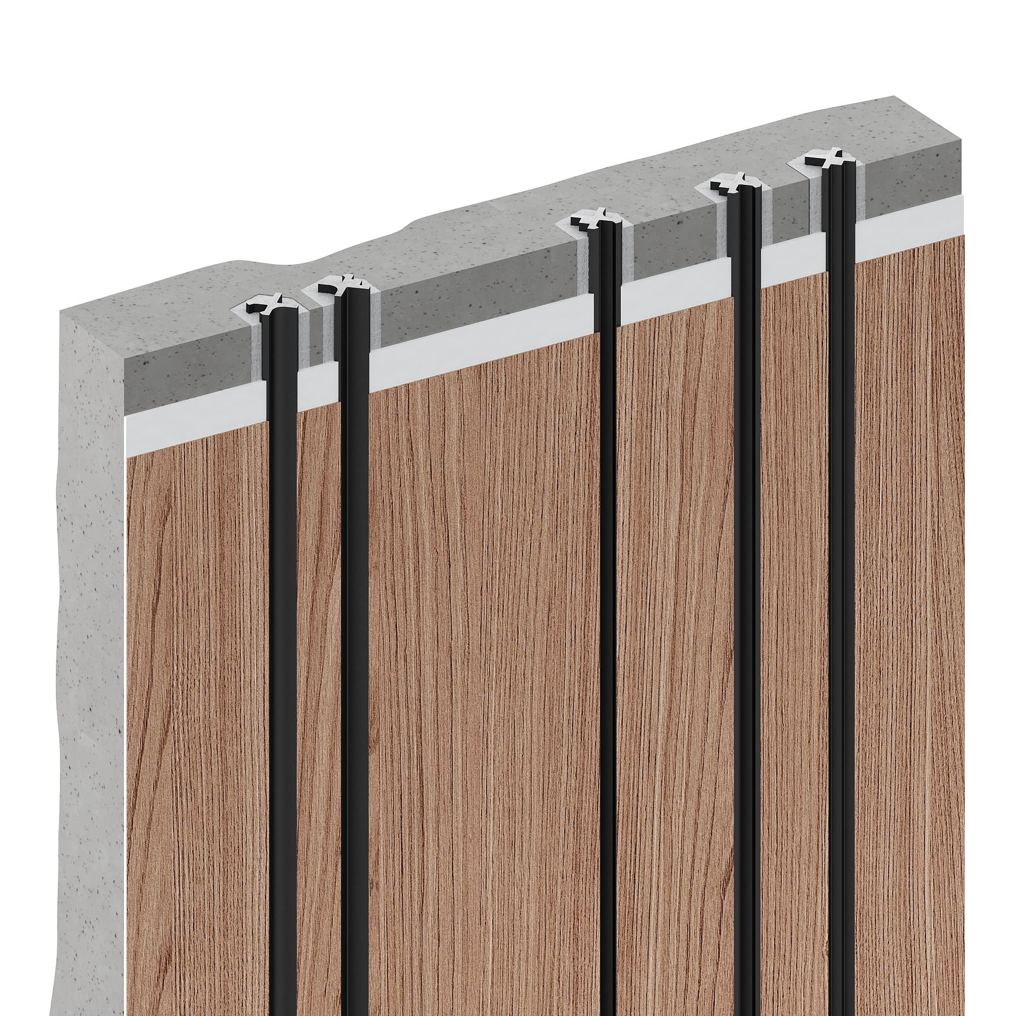 Профиль алюминиевый теневой разделительный Decaro D00X.A Bronze Бронза 3000×10×10