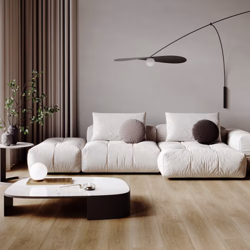 Кварцвиниловый SPC ламинат Fargo Bevel Дуб Монако 50-63W948 1520×227×6