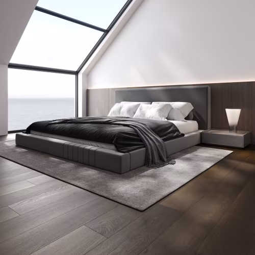 Кварцвиниловый SPC ламинат Fargo Bevel Дуб Каштановый 50-2123-03 1220×182×6