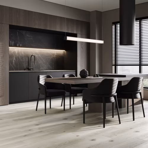 Кварцвиниловый SPC ламинат Fargo Bevel Дуб Нормандия 50-739-05 1220×182×6