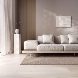 Композитная паркетная доска Quartz Parquet Престиж Дуб Белый шоколад 1258-11 ABCD 700-1900×190×7