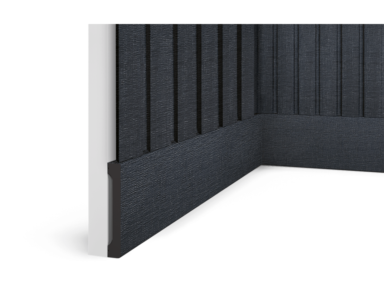 Плинтус Hiwood B90V1 BK114 2700×90×14 Плинтус Hiwood B90V1 BK114 2700×90×14