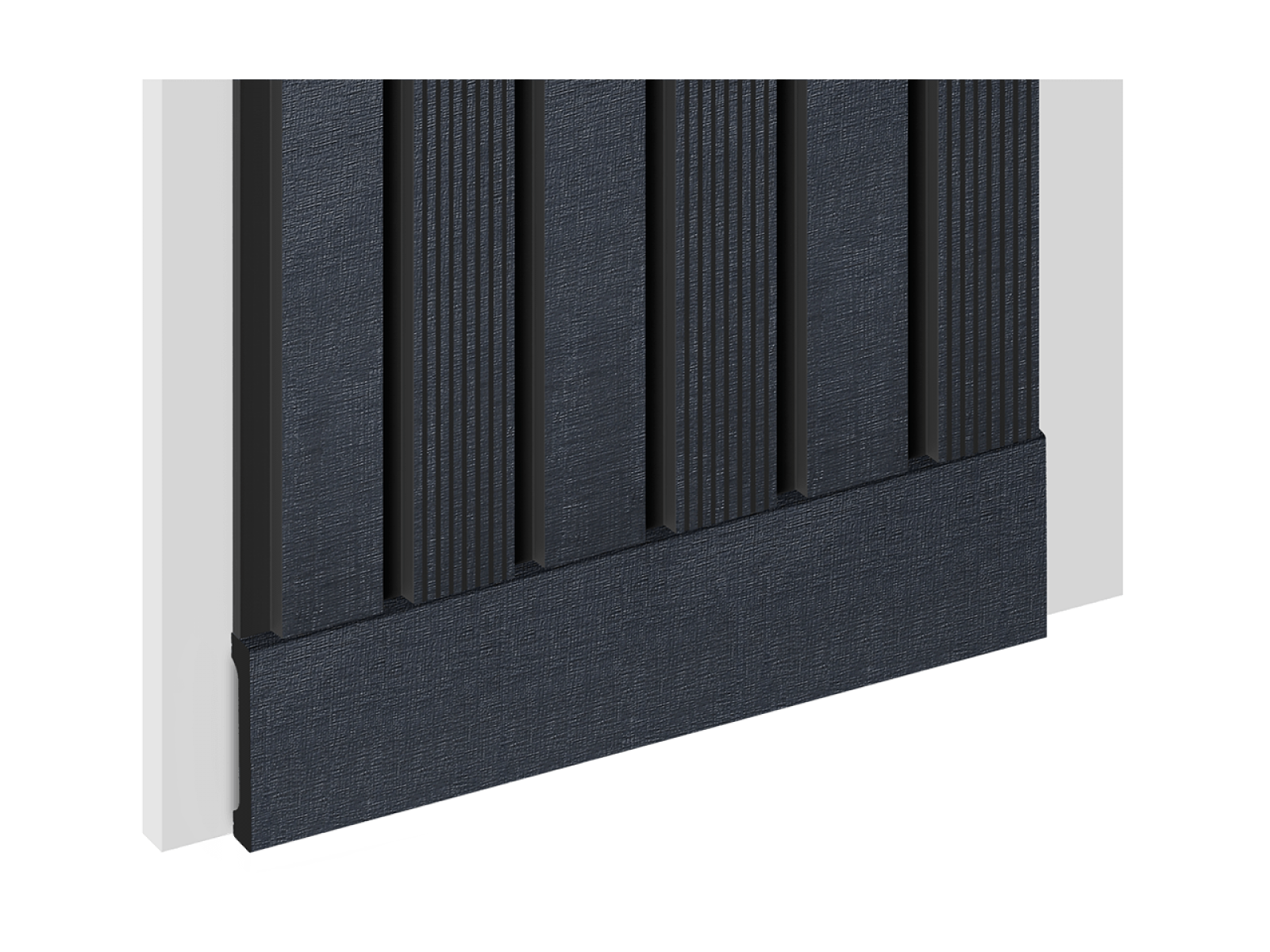 Плинтус Hiwood B90V1 BK114 2700×90×14 Плинтус Hiwood B90V1 BK114 2700×90×14