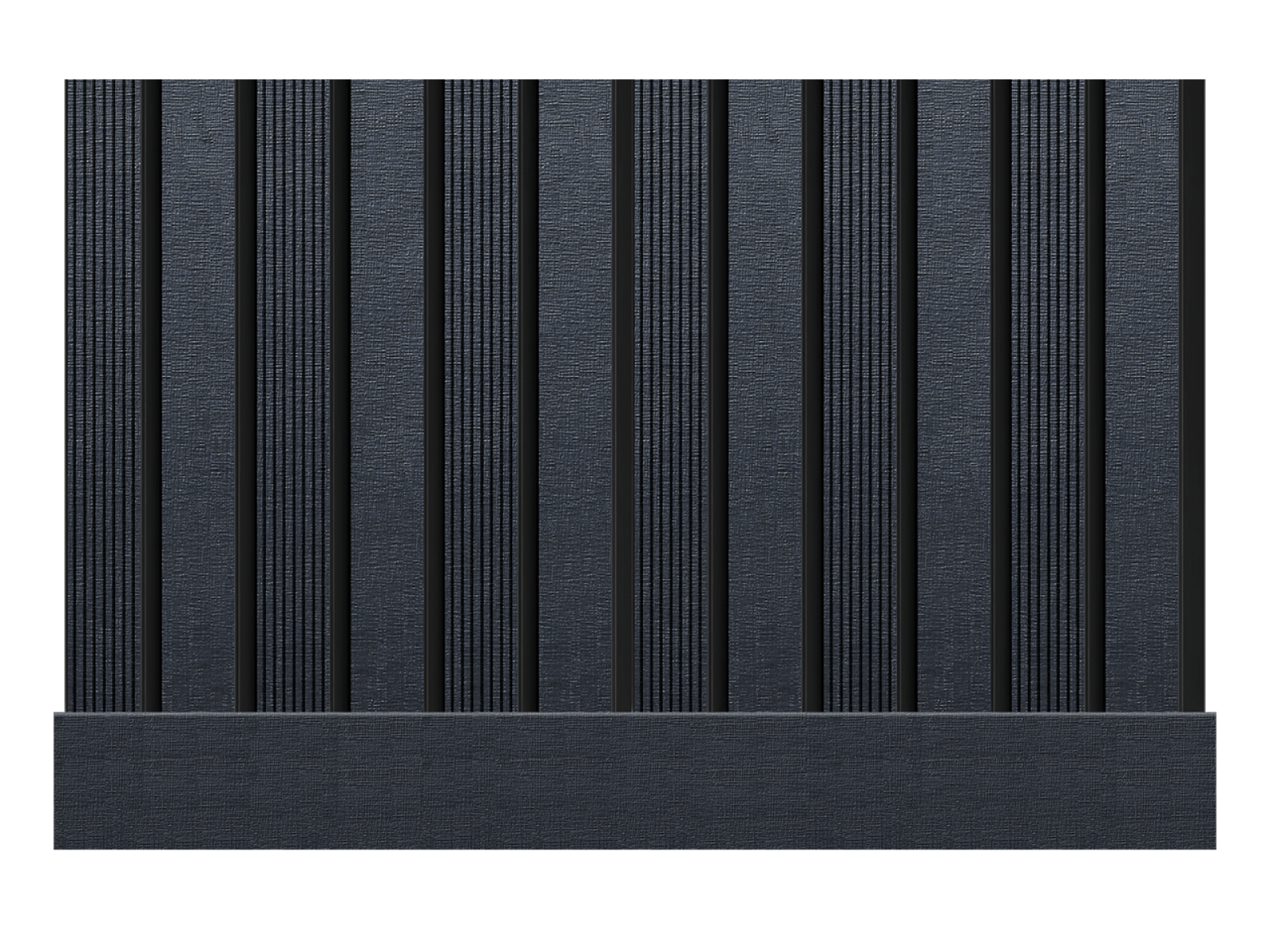 Плинтус Hiwood B90V1 BK114 2700×90×14 Плинтус Hiwood B90V1 BK114 2700×90×14