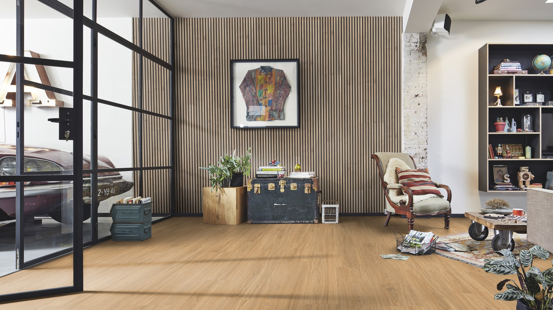 Ламинат Meister LD 250 Дуб Сэнд принсес Sand princess oak 600002-1288244-06895 1288×244×10 фото в интерьере