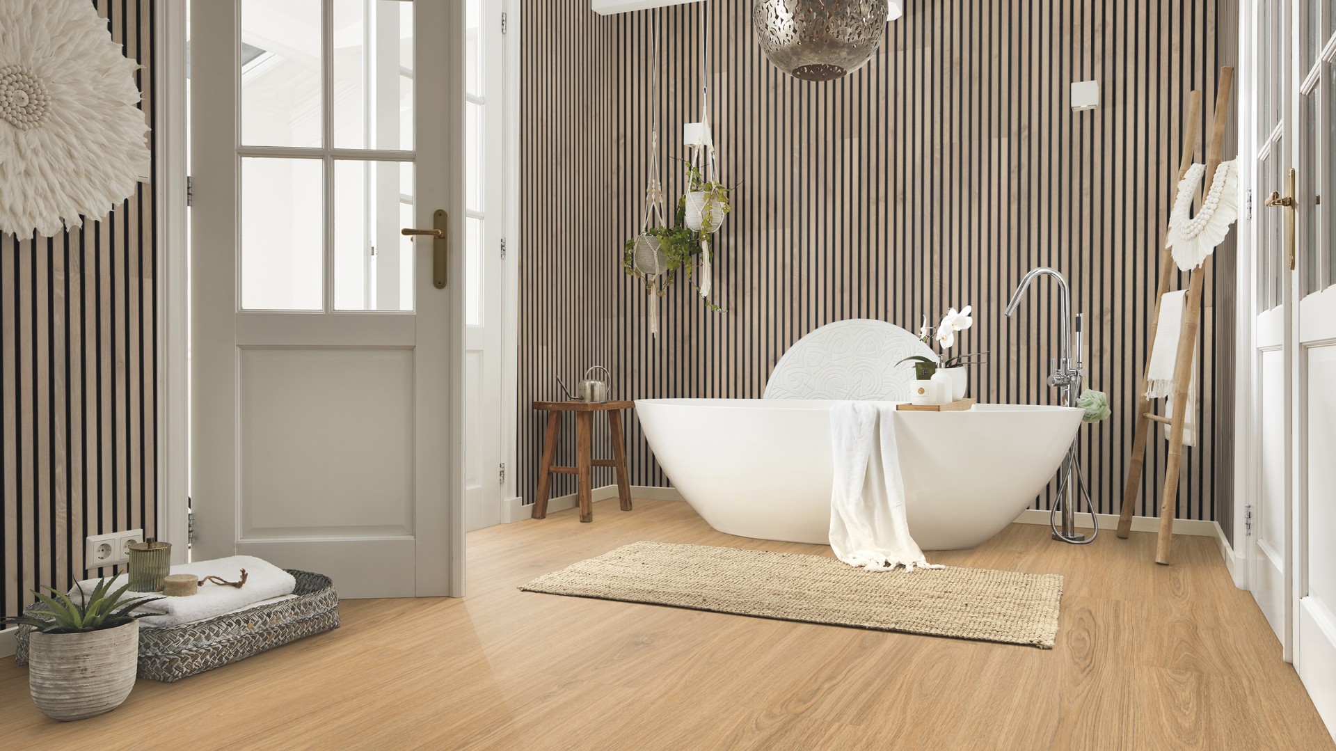 Ламинат Meister LD 250 Дуб Сэнд принсес Sand princess oak 600002-1288244-06895 1288×244×10 фото в интерьере