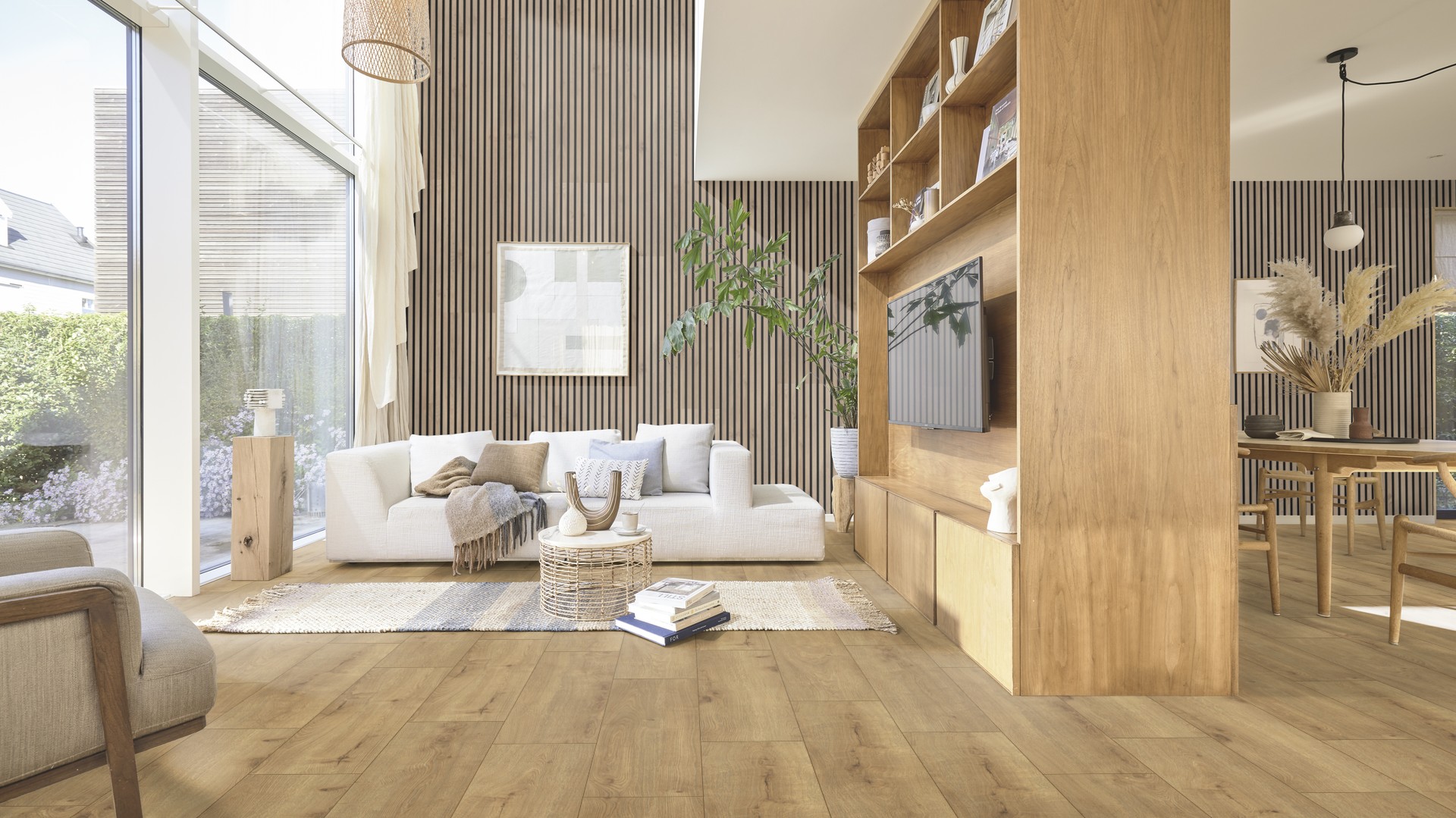 Ламинат Meister LD 250 Дуб Шампань Champagne oak 600002-1288244-07001 1288×244×10 фото в интерьере