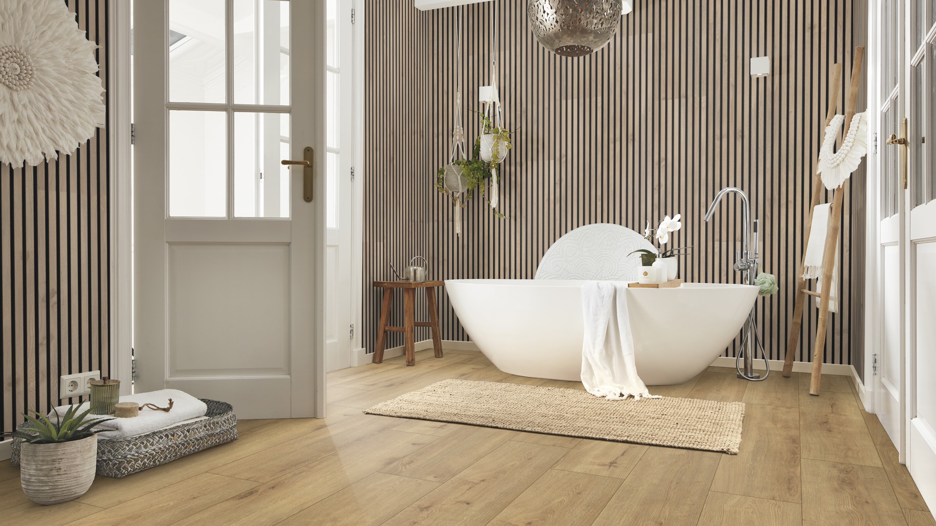 Ламинат Meister LD 250 Дуб Шампань Champagne oak 600002-1288244-07001 1288×244×10 фото в интерьере