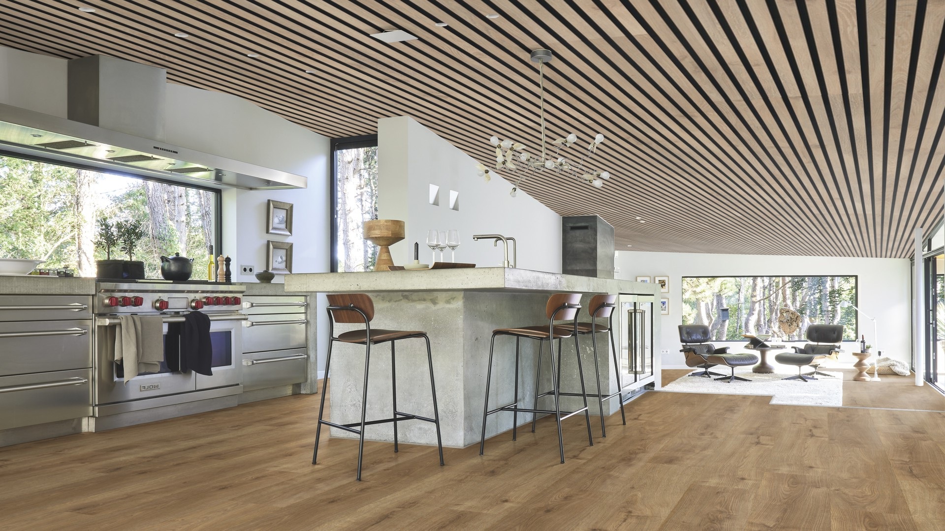 Ламинат Meister LD 250 Дуб Амбер Amber oak 600002-1288244-07002 1288×244×10 фото в интерьере