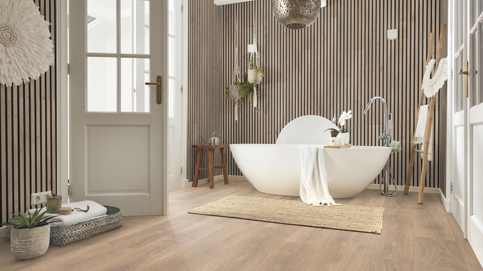 Ламинат Meister LD 250 Дуб Сэнд Sand oak 600002-1288244-07004 1288×244×10 фото в интерьере