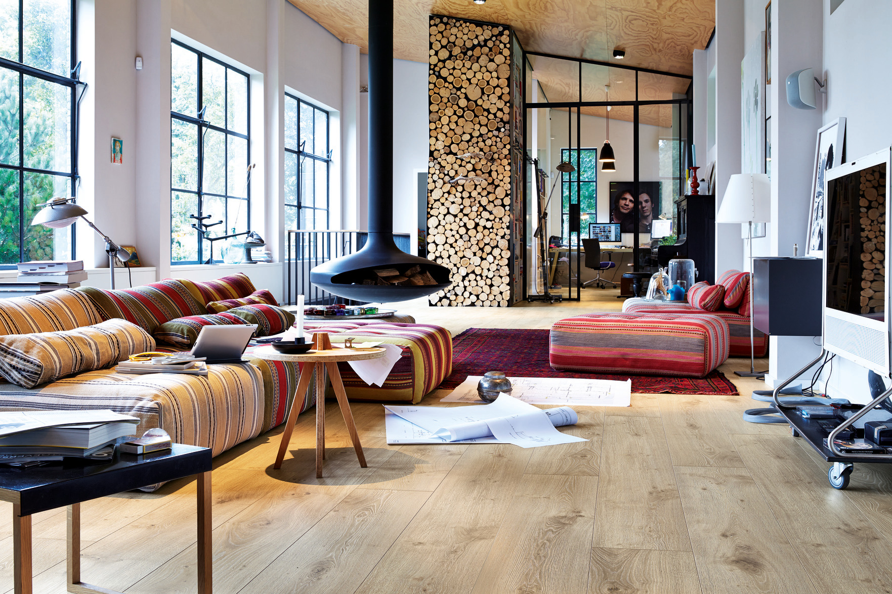 Ламинат Meister LL 250 Дуб Атакама Atacama oak 600009-2052248-06380 2052×248×10 фото в интерьере