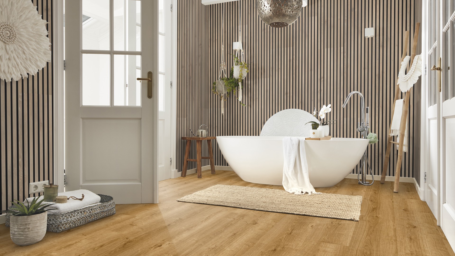 Ламинат Meister LL 250 Дуб Натурал фамэс Natural farmers oak 600009-2052248-06832 2052×248×10 фото в интерьере