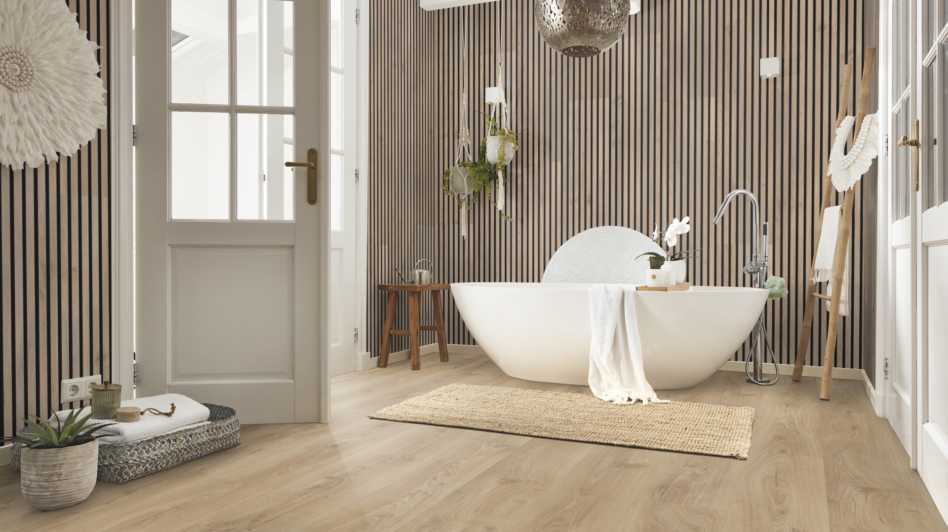 Ламинат Meister LL 250 Дуб Пьюэ касл Pure castle oak 600009-2052248-06840 2052×248×10 фото в интерьере