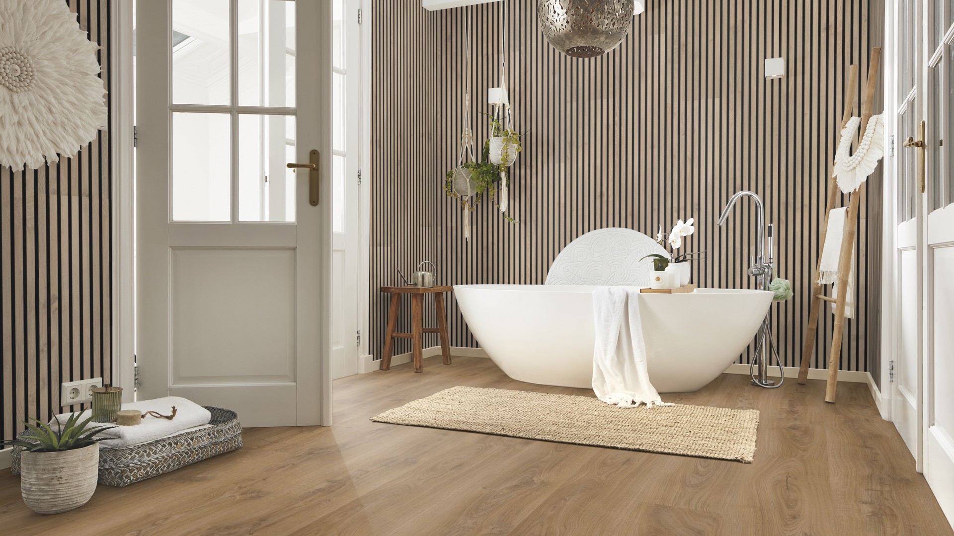 Ламинат Meister LL 250 Дуб Лайт касл Light castle oak 600009-2052248-06841 2052×248×10 фото в интерьере