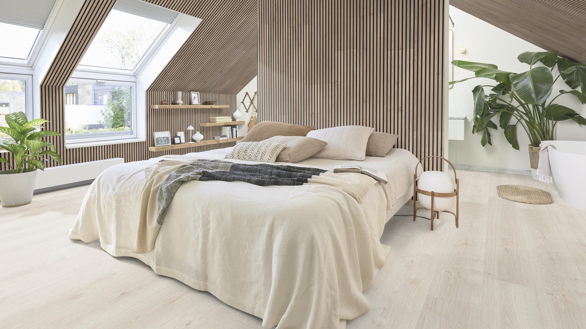 Ламинат Meister LL 250 Дуб Вайт монтейн White mountain oak 600009-2052248-07124 2052×248×10 фото в интерьере