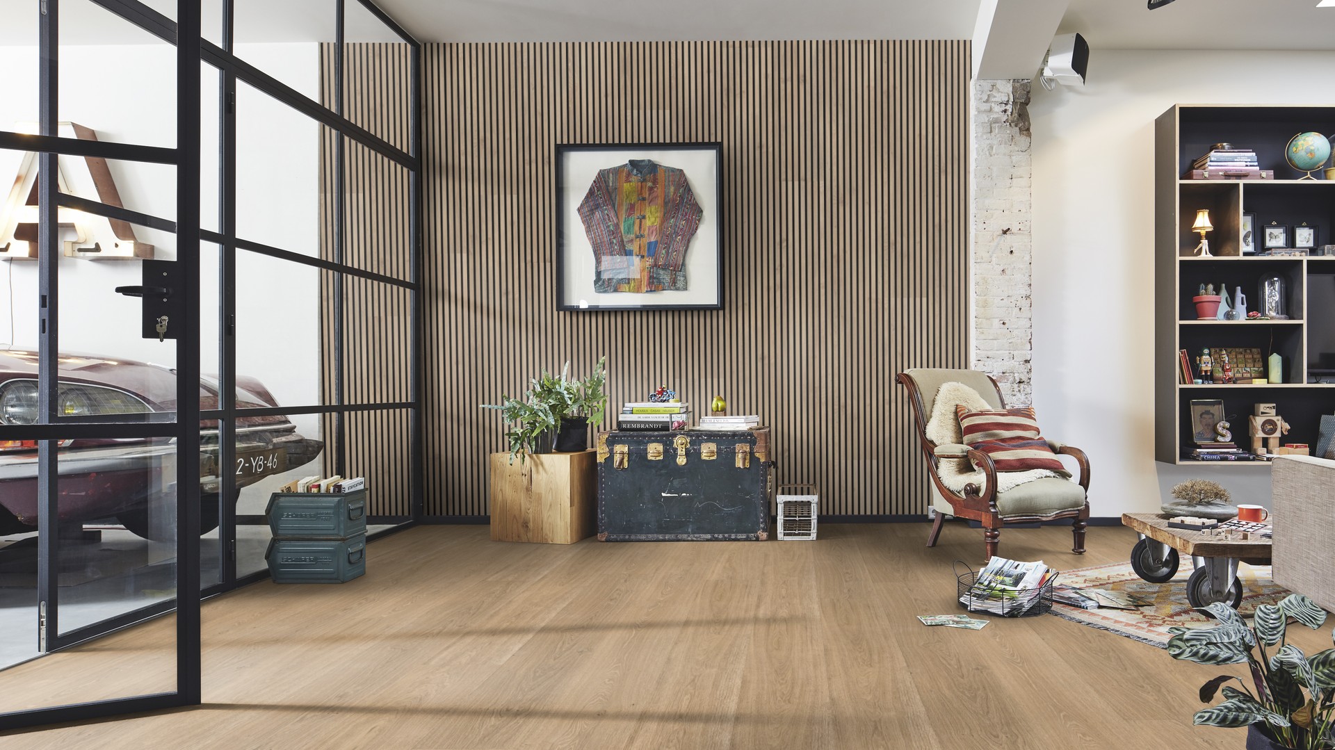 Ламинат Meister LL 250 Дуб Тоффи Toffee oak 600009-2052248-07142 2052×248×10 фото в интерьере