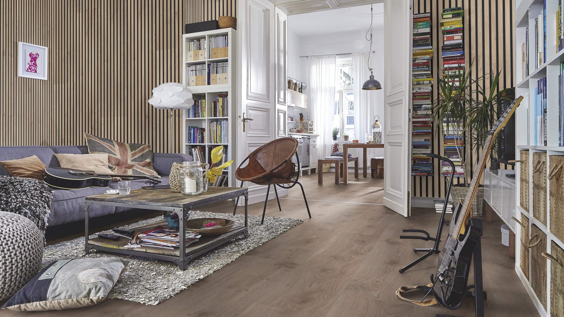 Ламинат Meister LL 250 Дуб Стрим Stream oak 600009-2052248-07143 2052×248×10 фото в интерьере