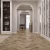 Кварцвиниловый SPC ламинат Alpine Floor Parquet Light Дуб Целата ЕСО 13-35 венгерская елка 600×125×4 фото в интерьере