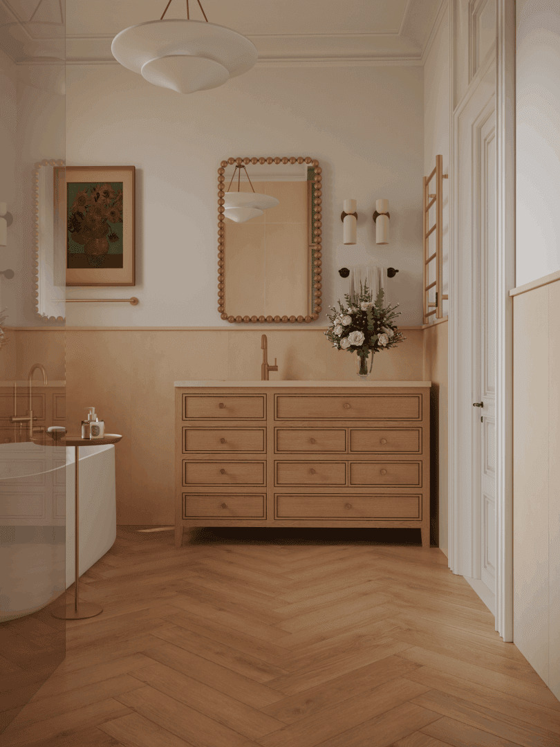 Кварцвиниловый SPC ламинат Norland Parquet Saver Sand 1066-2 венгерская елка 600×125×4 фото в интерьере Кварцвиниловый SPC ламинат Norland Parquet Saver Sand 1066-2 венгерская елка 600×125×4 фото в интерьере