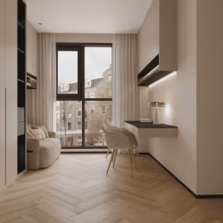 Кварцвиниловая плитка Norland клеевая Parquet LVT Quick Light 1067-3 венгерская елка 590×118×2,5