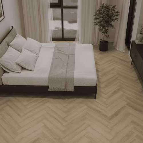 Кварцвиниловая плитка Norland клеевая Parquet LVT Instant Light 1067-4 венгерская елка 590×118×2,5