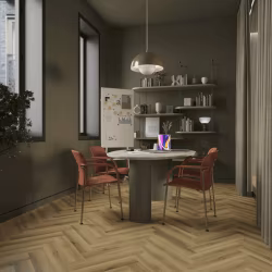 Кварцвиниловая плитка Norland клеевая Parquet LVT Start Style 1067-7 венгерская елка 590×118×2,5