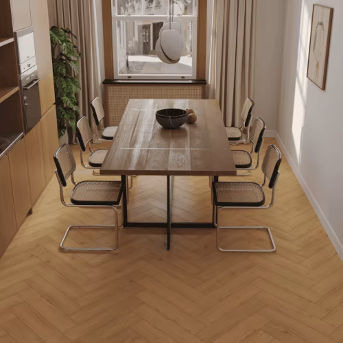 Кварцвиниловая плитка Norland клеевая Parquet LVT Simple Seal 1067-8 венгерская елка 590×118×2,5